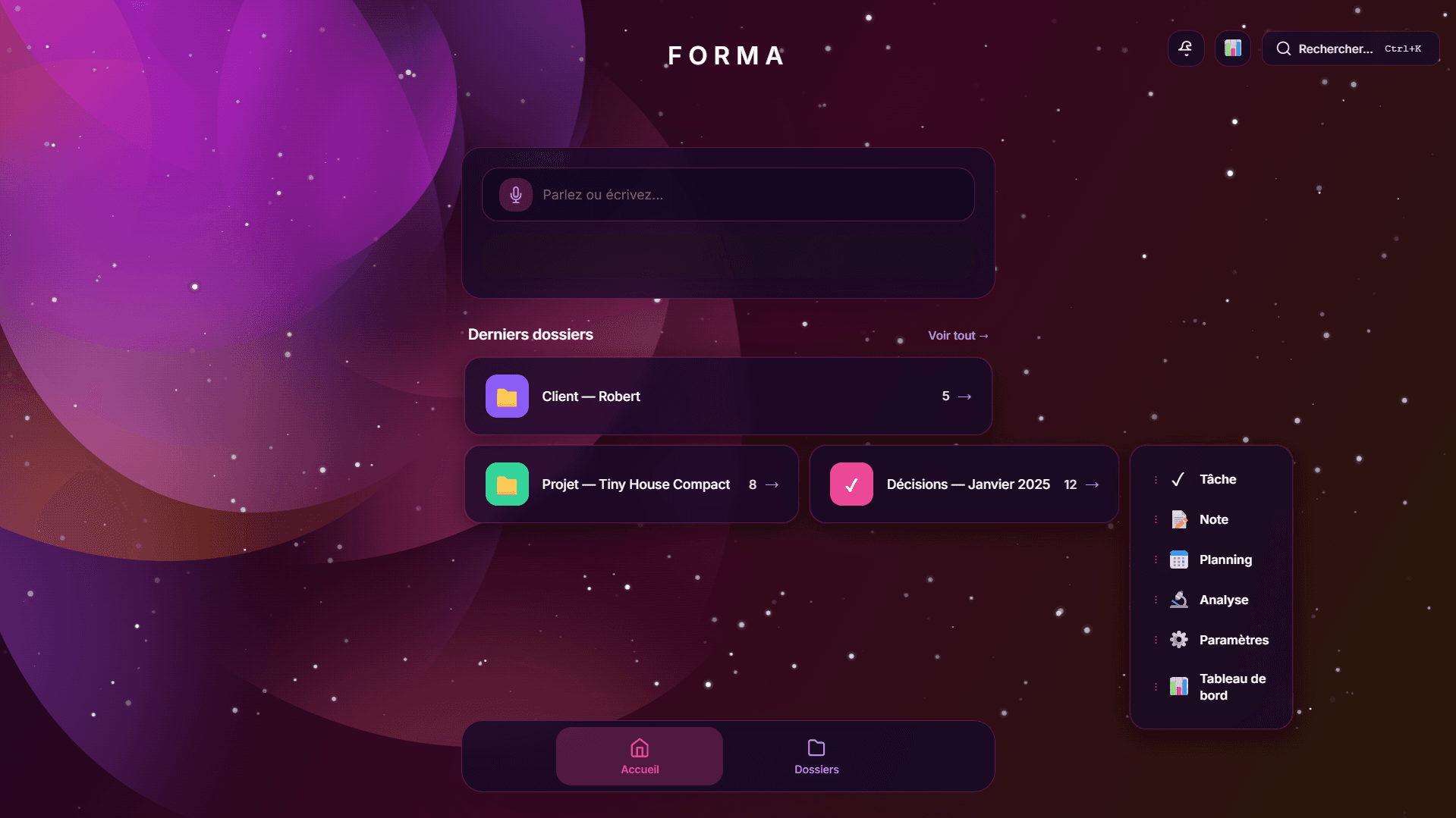 FORMA — SaaS / App